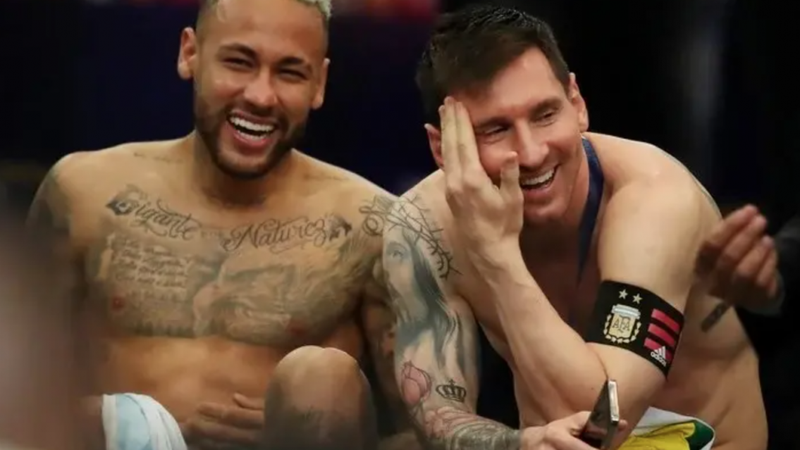 La conmovedora charla entre Messi y Neymar despu�s de la final de la copa