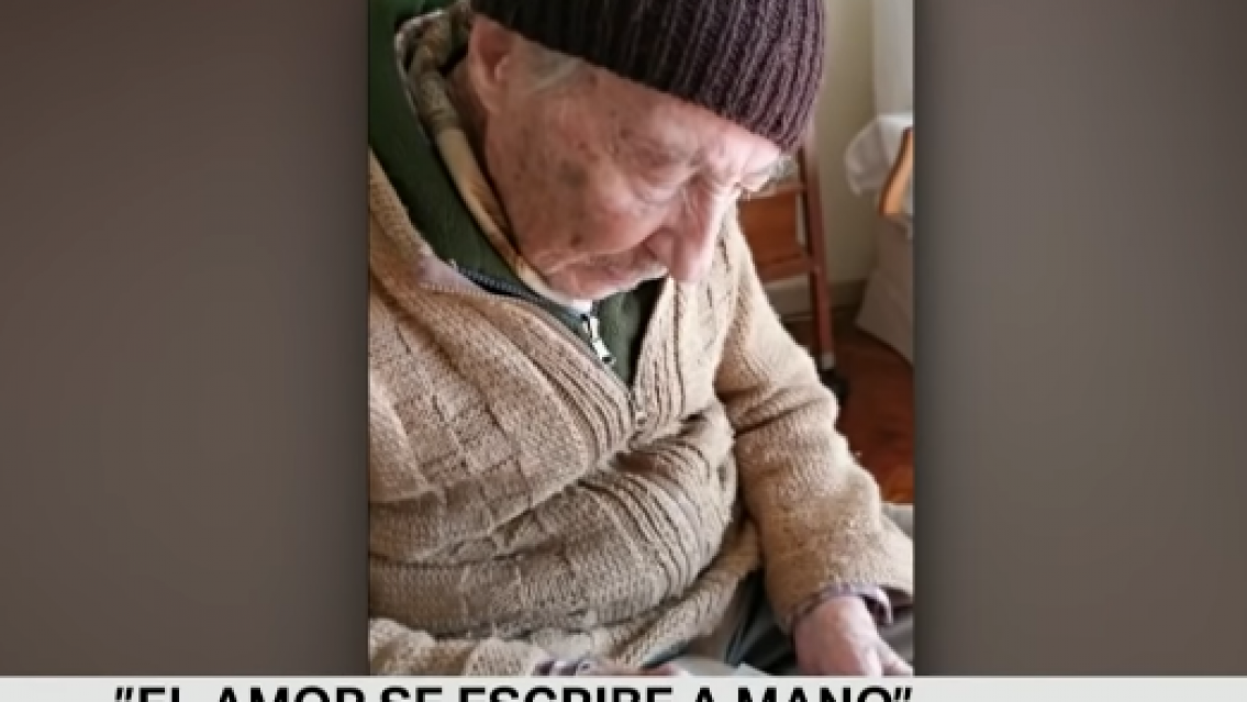 El m�s fan�tico de Messi es un abuelito de 100 a�os y �es argentino!