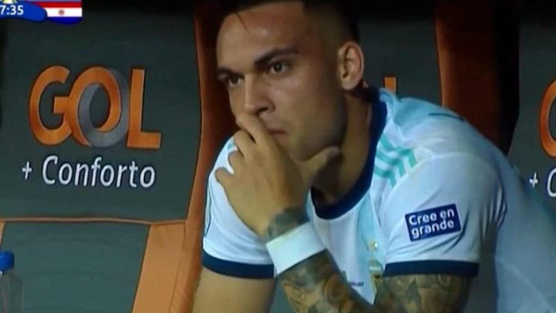 Despu�s de alzar la copa, Lautaro Mart�nez recibi� la peor noticia