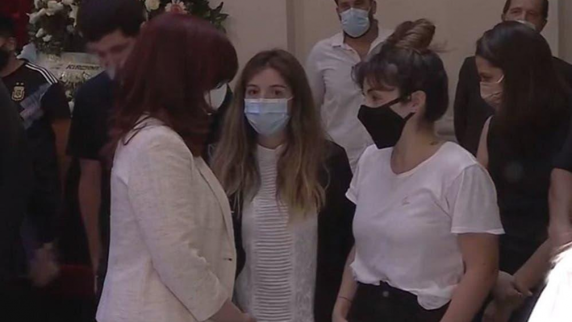 El motivo por el que Dalma no saludó a Cristina Kirchner en el velorio de su papá