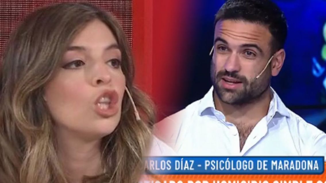 Apareci� el psic�logo de Maradona y se pudri� todo con Dalma: "Vos sos el..."