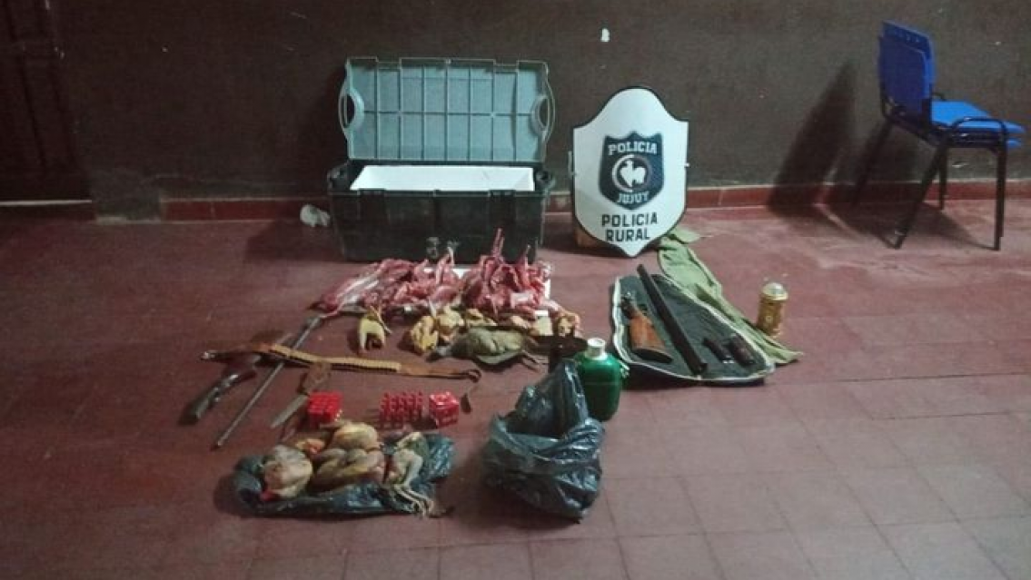 Infraganti: Cazadores furtivos fueron detenidos en las Yungas