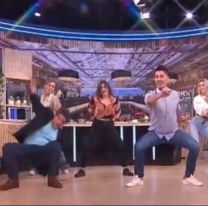 El divertido blooper de Guillermo Andino en vivo: quiso bailar "El Meneaito" y terminó en el piso