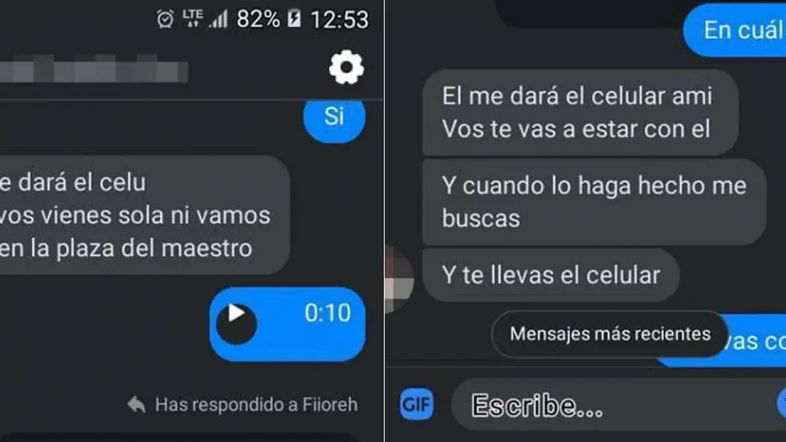 La asalt�, le rob� el celular y le pidi� que se acueste con �l para recuperarlo. Esta norte�a vivi� una pesadilla