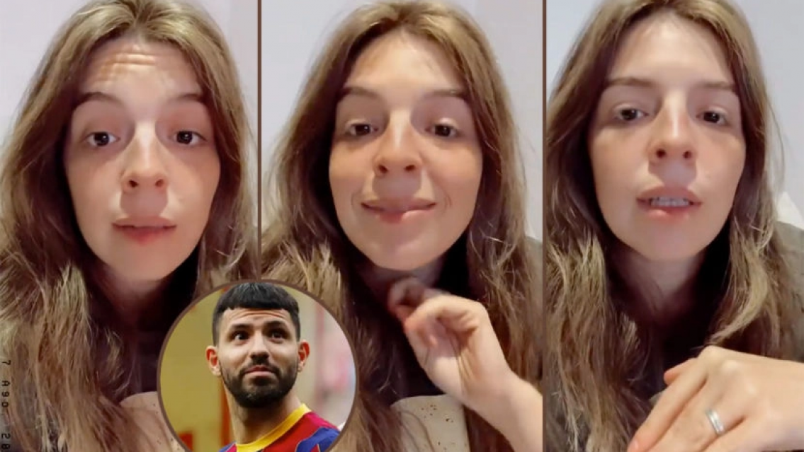 Muy ir�nico comentario de Dalma Maradona sobre el Kun Aguero