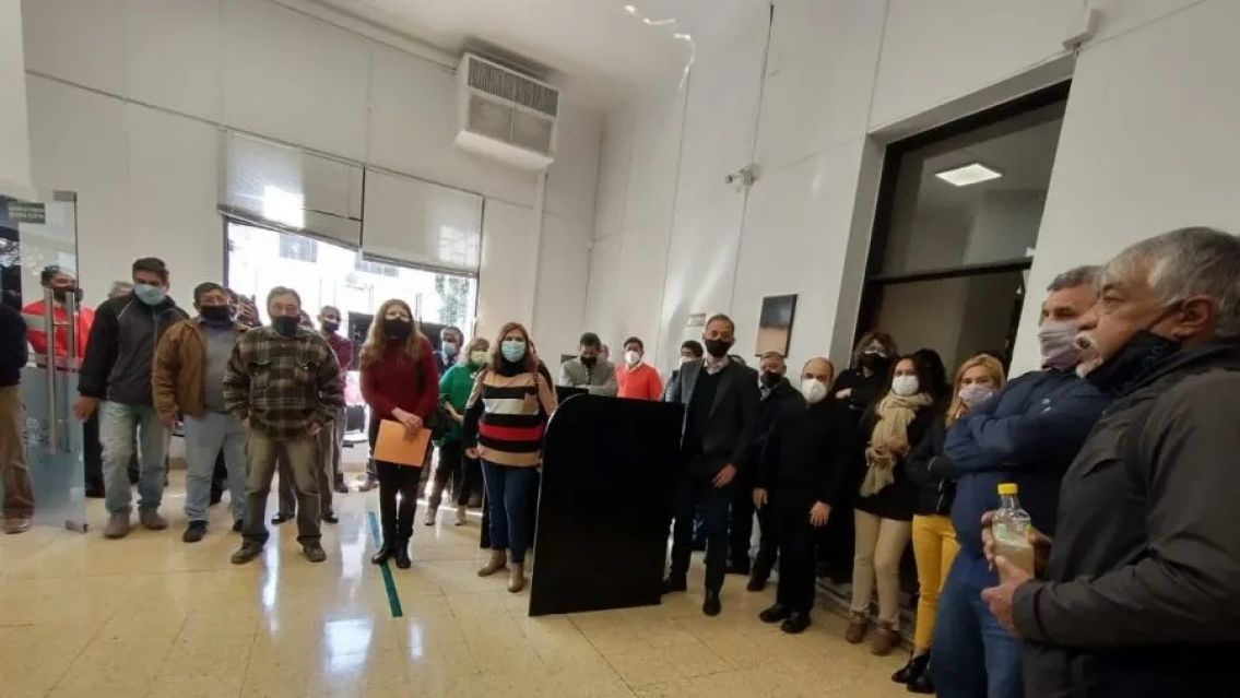 Sin conciliación: trabajadores del Banco de Desarrollo siguen en pie de lucha