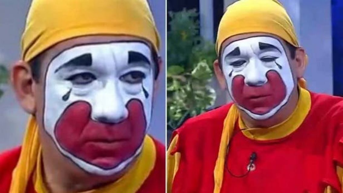 Filtraron una foto prohibida de Piñón Fijo: el payaso está destruido