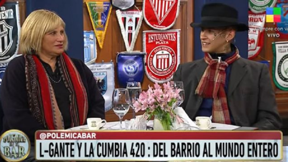 Coco Sily le tiró onda a la mama de L-Gante. Se postuló para padrastro...