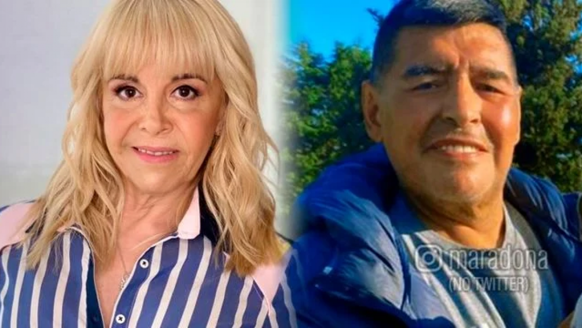 El WhatsApp de Claudia Villafa�e descoloc� a todo el mundo. "Maradona 10"...