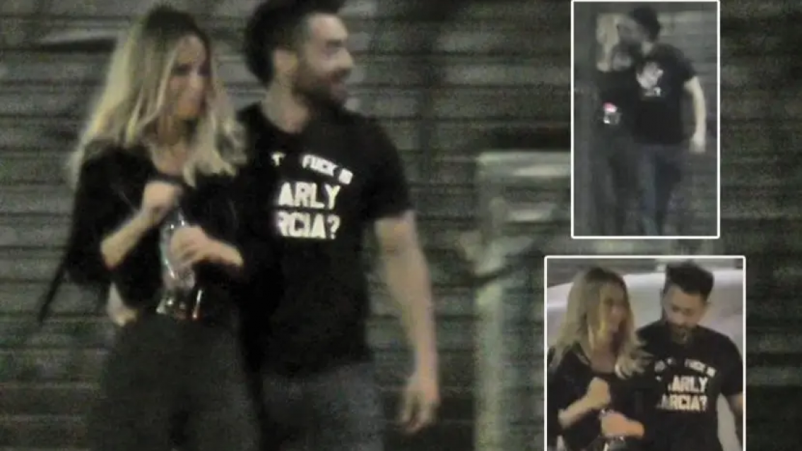 Ya no se esconden, el Tucu L�pez y Sabrina Roas, a los besos en la calle. La conquist� cocin�ndole un pollo