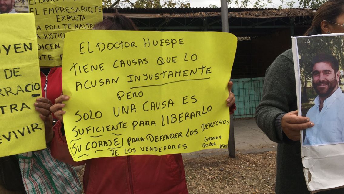 Sigue la lucha por la libertad del abogado juje�o H�ctor Huespe