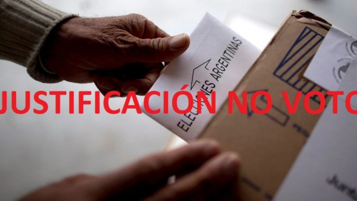 C�mo justifico si no fui a votar en las PASO 2021