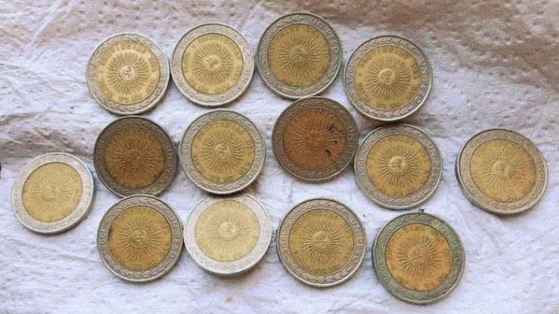 Paso a paso, en estos tres lugares pod�s vender la moneda de 1 peso con error