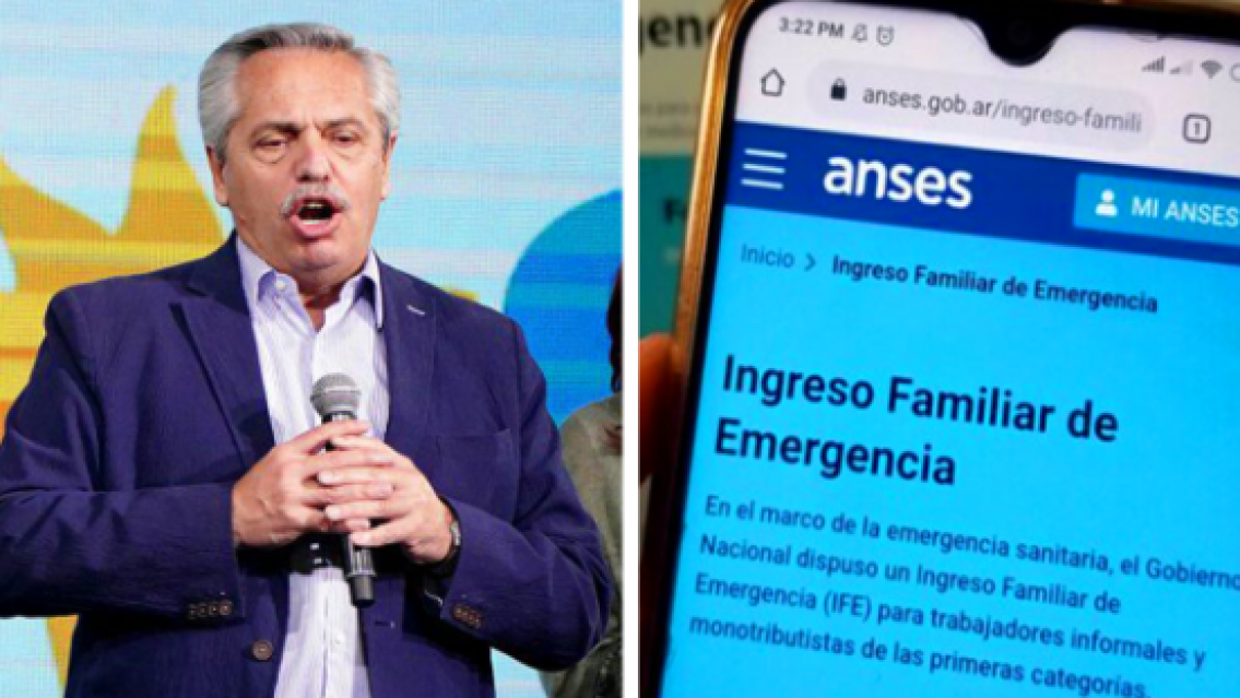 Por fin, el presidente habló del IFE 4: "No es para los que ya lo tuvieron. Es algo nuevo, así que estate atenta"