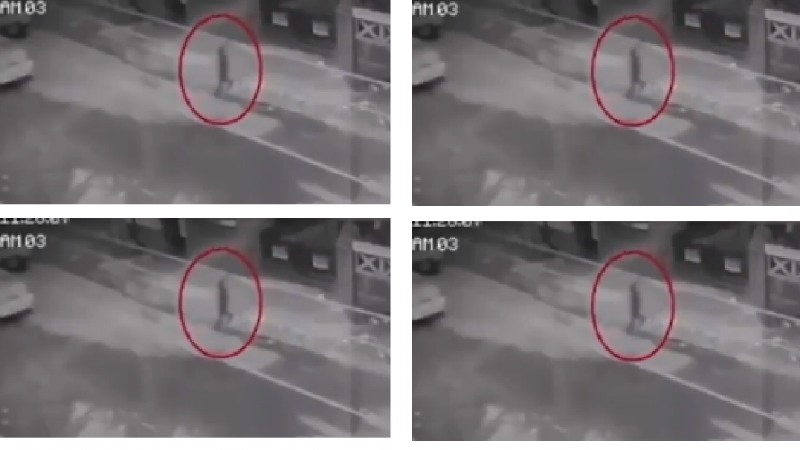 SE CRUZÓ UN FANTASMA, impactantes imágenes en plena vía pública