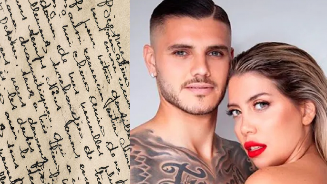 Qué dice la carta de Mauro Icardi que convenció a Wanda Nara y se reconciliaron