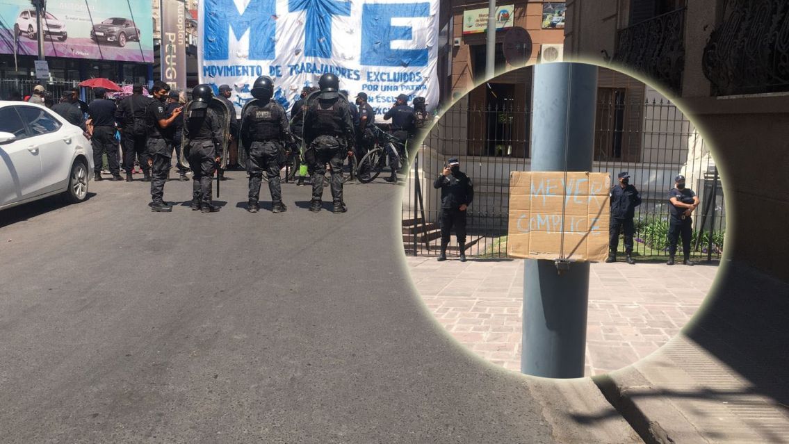 Militarizaron el centro para impedir marchas en Jujuy: ni a los Padres del Dolor