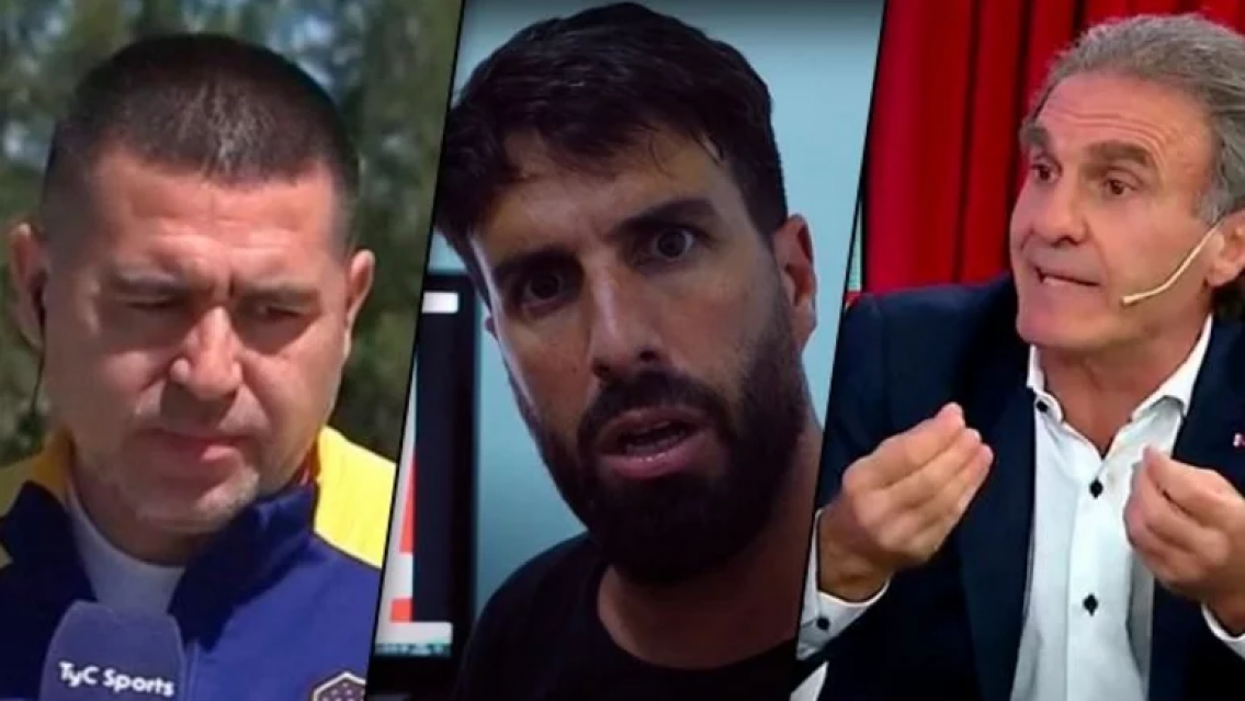 "Bruto, burro", por poco se van a las pi�as. Fuerte cruce entre Azzaro, Ruggeri y Riquelme