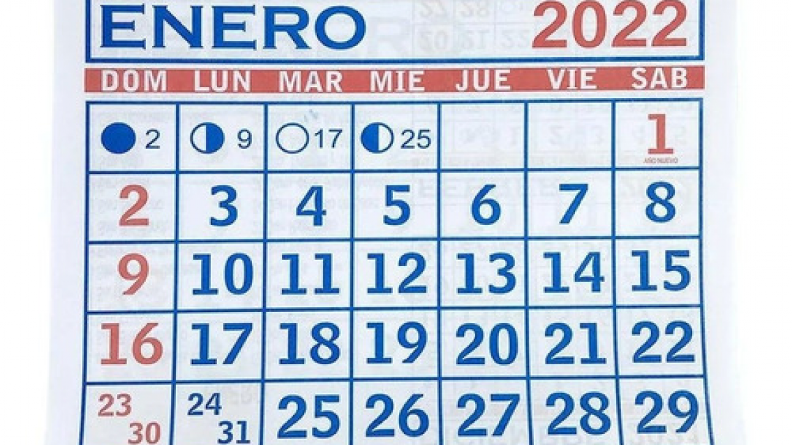 Tomá nota, feriados 2022: cuáles son y qué fines de semana largos habrá