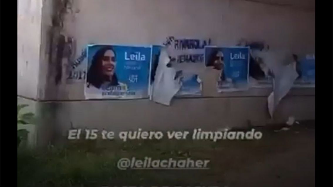 Basura electoral: arranc� la limpieza de carteler�a de campa�a