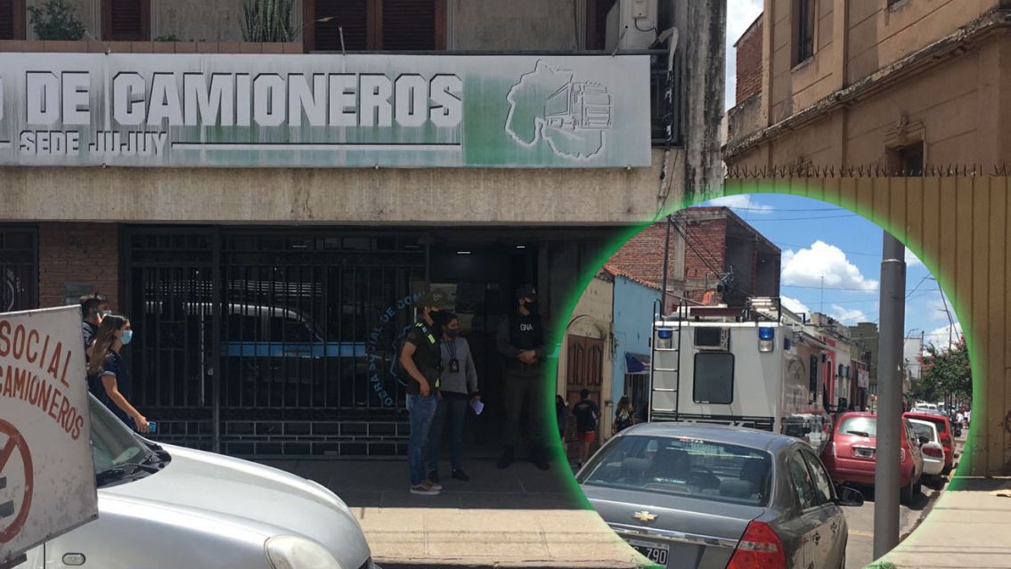 [URGENTE] Gendarmer�a allan� la sede de Camioneros en Jujuy