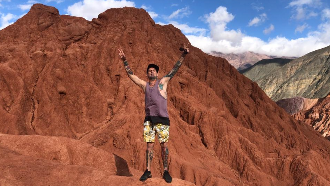 El líder de Ke Personajes enamorado de Jujuy: "Su música, sus colores, su energía"