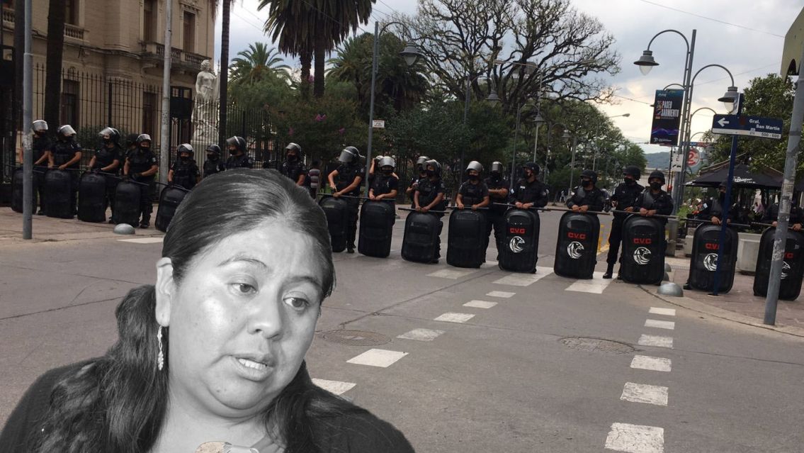 Militarizaron Casa de Gobierno por una protesta en Jujuy