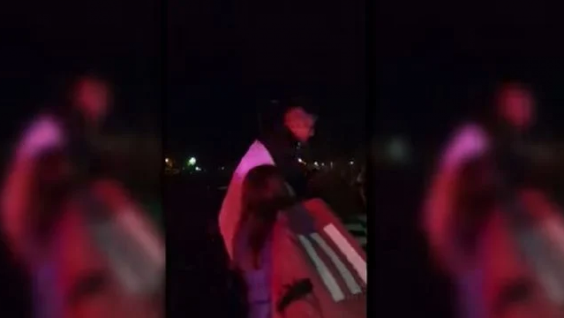 "Se hac�a la loca", escracharon a la novia de L-Gante por un accidente vial. HAY VIDEO