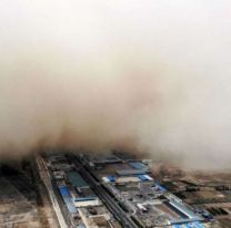 Una monumental tormenta de arena azotó una ciudad de Australia y la hizo "desaparecer"