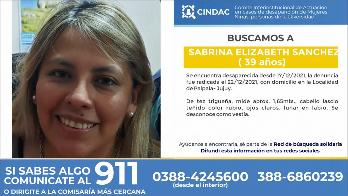 Desapareci� una maestra juje�a hace 5 d�as: la buscan desesperadamente
