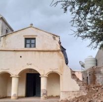 Una capilla sufrió un daño "irreversible" en Humahuaca tras el temporal intenso 