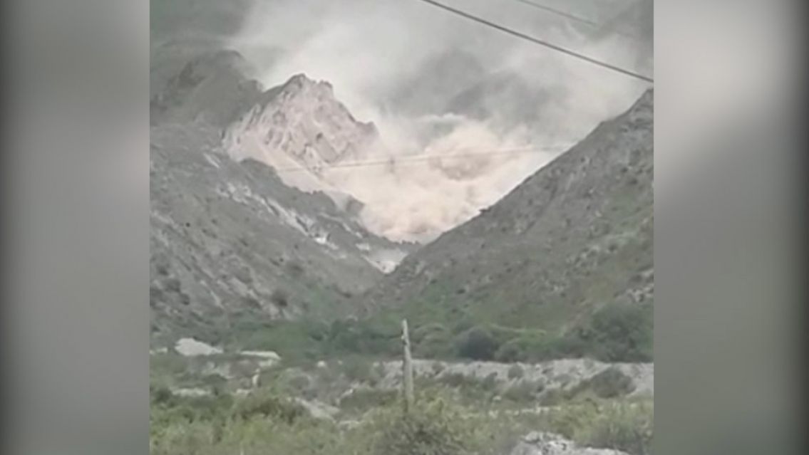 Desmoronamientos en la Quebrada de los Filtros: temen un nuevo alud