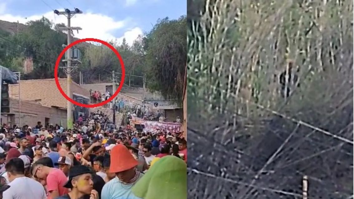[HAY VIDEO] Terrible susto en plena Chaya de Mojones: �El diablo o el familiar?