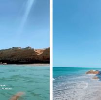 La playa argentina que se hizo viral por su agua turquesa y transparente