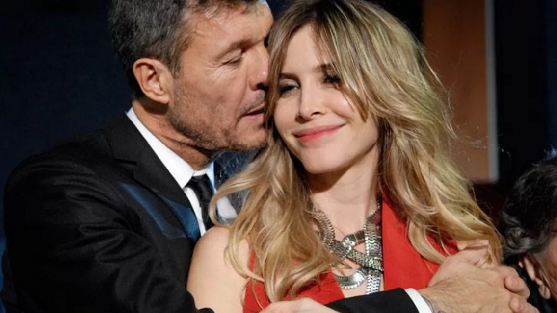 Fogoso y apasionante festejo de Marcelo Tinelli y Guillermina Vald�s