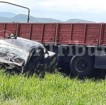 Milagro en la ruta, camionero salió de Jujuy y chocó de frente con una camioneta. No hay muertos