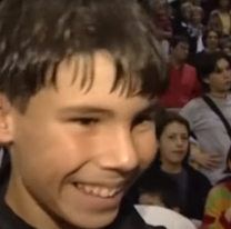 Tener sue&ntilde;os y luchar por cumplirlos, el video de Rafa Nadal a los 14 a&ntilde;itos
