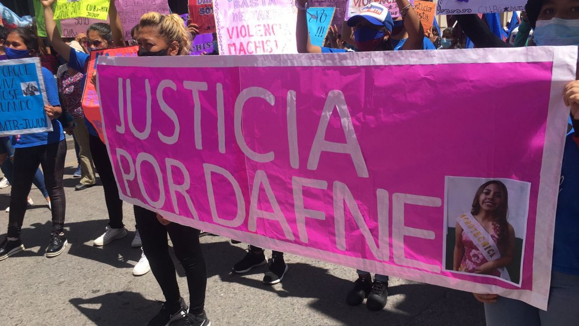 Jujuy march� por Justicia por Dafne Soto: entre la bronca y el dolor