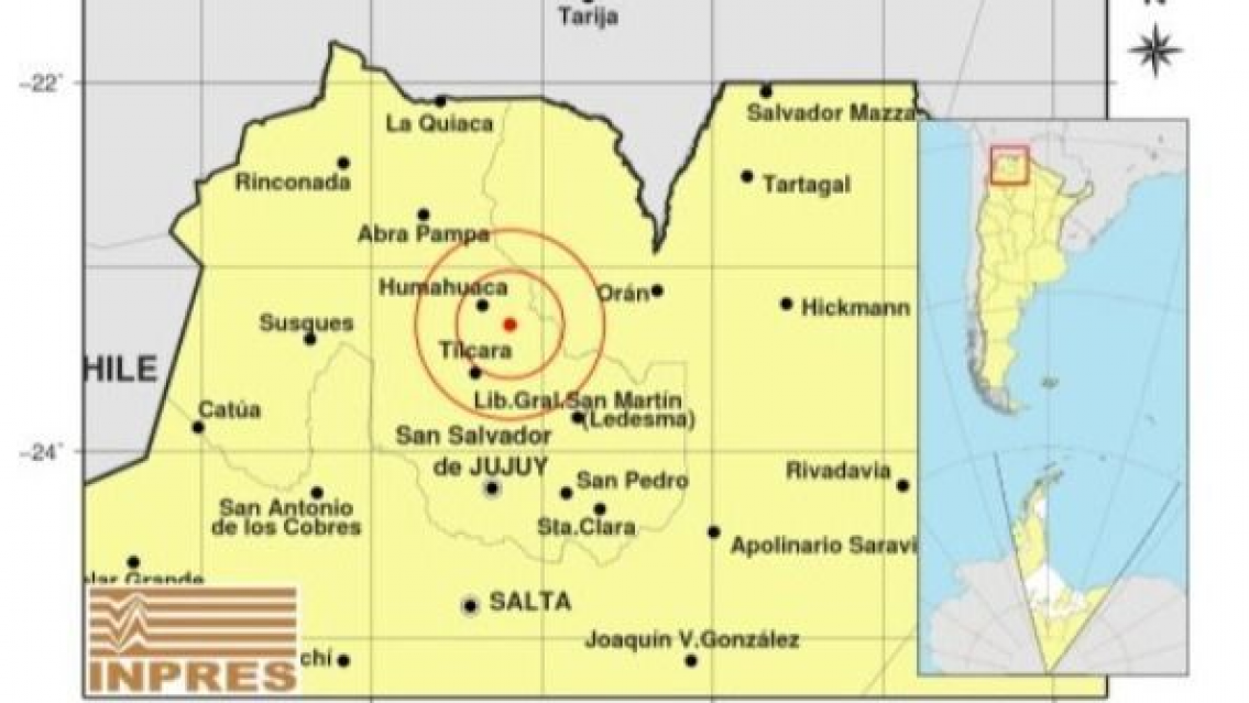 Temblor en Tilcara, fue de 4.7 en la escala de Richter. �Se viene la r�plica?