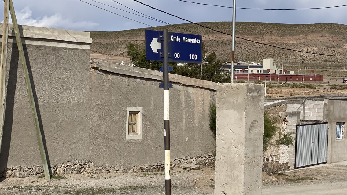 En un pueblito norteño: una calle "homenajea" a un militar del Terrorismo de Estado