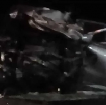 Murió toda una familia en un terrible choque frontal entre un auto y una camioneta