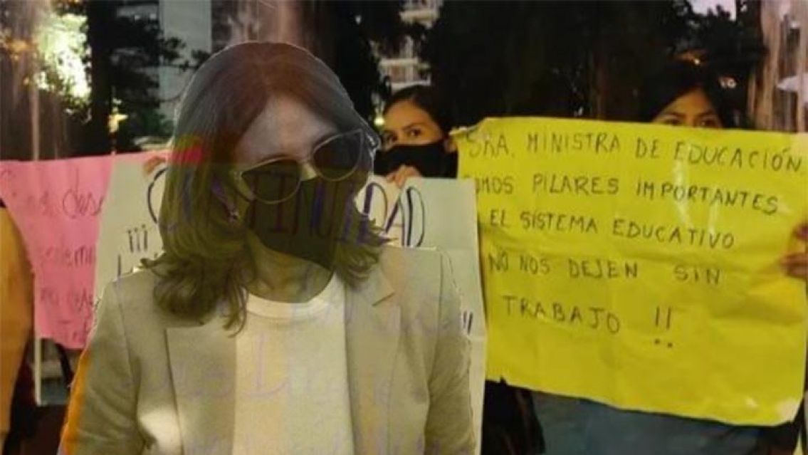 Más de mil docentes jujeños marcharon por su puesto de trabajo: ¿Y Bovi?