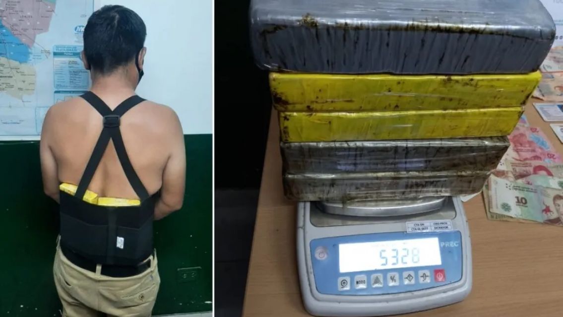 Salieron de Jujuy con cocaína pegada al cuerpo y cayeron en Tucumán