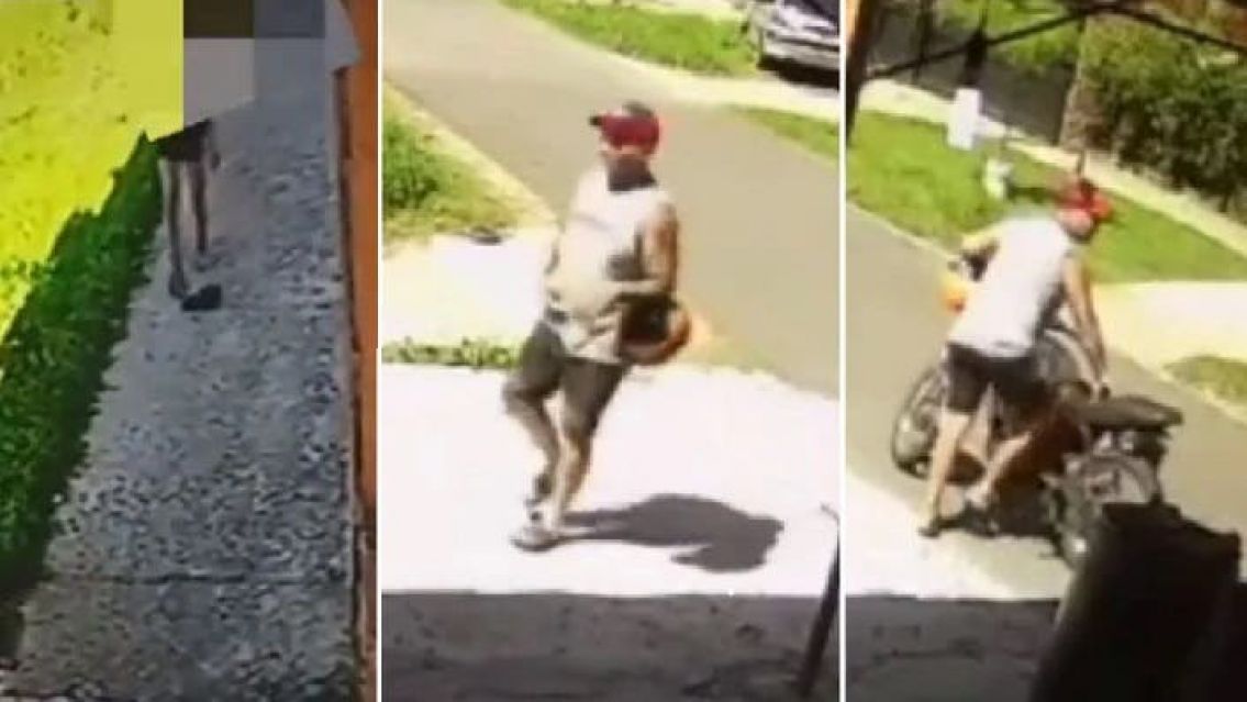 Se bajó de su moto, manoseó a una nena en plena calle y escapó