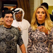 El día que Rocío Oliva empujó por la escalera a Diego Maradona