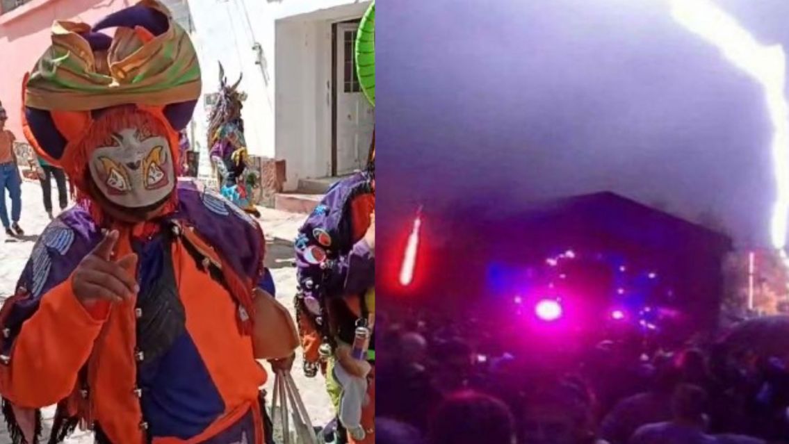 El diablo indignado: "Decile a Los Tekis que lo del rayo fue una advertencia, que no jueguen con la Pacha"