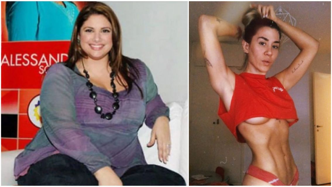 Alessandra Rampolla cambiad�sima: est� m�s flaca que Jimena Bar�n