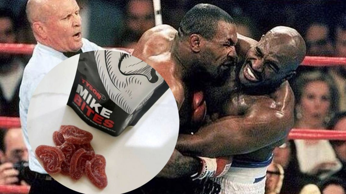 Le arranc� una oreja en el ring y ahora vende caramelos de marihuana con esa forma