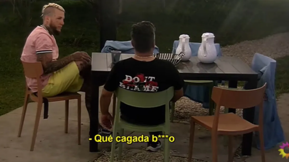 En el reality, Alex Caniggia destrozó a su papá Claudio Paul Caniggia