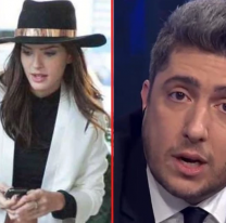 Con Jey Mammon también. La China Suárez le mandó una foto comprometedora al conductor